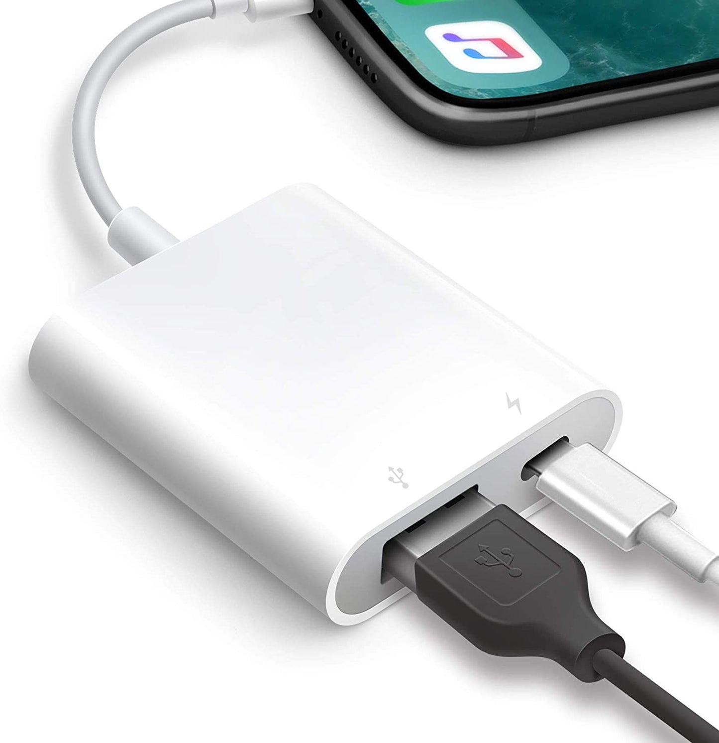 USB adapters for iPhone and Android