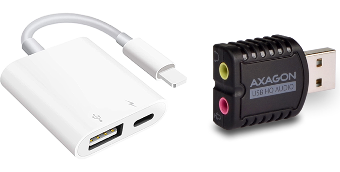 USB adapters for iPhone and Android
