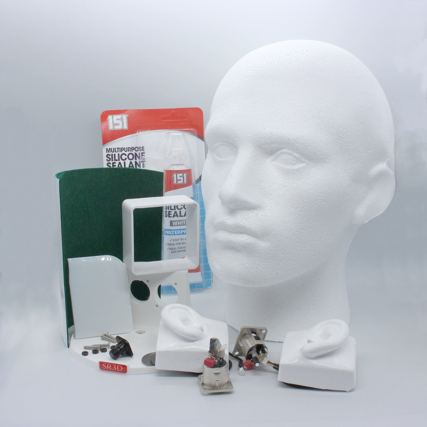 SR3D® Binaural dummy head DIY kit
